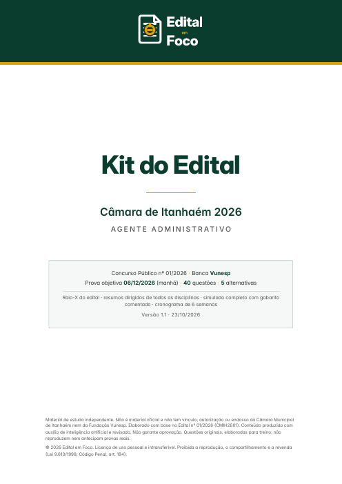 Capa do PDF do Kit do Edital